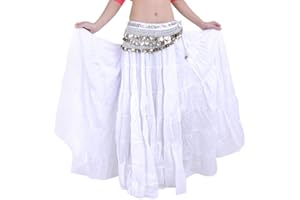BellyLady Danse du Ventre Jupe 8 Yards Femmes Jupe Vogue Bohemia Jupe Longue Gitane