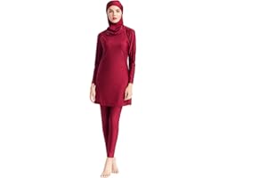 ABEUTY Muslim Swimsuit for Women Modest Swimwear Burkini Full Suit Plus Size Islamic Hijab Swimming Costume