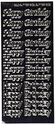 Preisvergleich Produktbild Unbekannt Dazzles Stickers 2 / Pkg-Happy Birthday Greetings