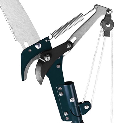 Astsäge Teleskopsäge Astschere Mit Seilzug Baumsäge Gartensäge Teleskop Säge – max. Arbeitshöhe 4 Meter - 3