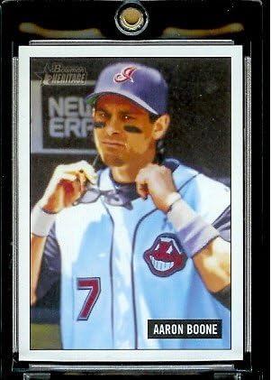 2005 Bowman Heritage # 54 Aaron Boone New York Yankees Baseball Card