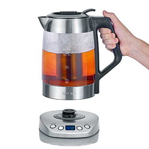 SEVERIN WK 3479 Glas Tee- und Wasserkocher Deluxe, 1.7 L, 3000 W - 3