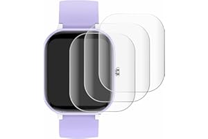 savvies 4 Pièces Full-Screen Ecran Protection pour Hengto H39 Plus 1.4" Full Cover Film Protection 3D Curved [Couverture Complète]