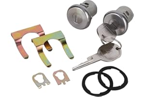 KANSMART C10 Türschlosszylinder für Chevy C10 C20 C30 Blazer K10 K5 Silverado GMC Sierra 1500 2500 3500 Jimmy Suburban Savana Buick Regal Lesabre Skylark Apollo Pontiac LKW Van Türschlösser Zylinder-Set mit