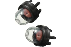 SNNER 2 Pieces Mini Carburetor Oil Bubble Petrol Snap Primer Burner Bulb Pump Kit for Hedge Trimmer Lawn Mower Chainsaw Accessories