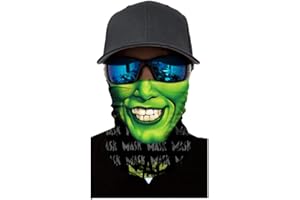 Lulupi Unisex Multifunktionstuch Gesichtsmaske Damen Halstuch Bedruckte Schlauchtuch,Herren Outdoor Sport Schlauchschal Bandana Staubschutz Atmungsaktiv Mund-Tuch Motorradmaske