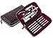 10-Pieces Nail care Personal Manicure & Pedicure Set, Nail Clippers set,Travel & Grooming Kit Tools (Brown)