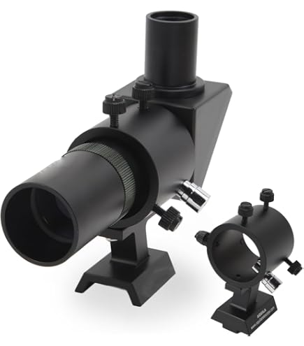Cercatore Telrad Oregon Scientific 620200 Con Base - Nero, Robusto, Ideale Per Telescopi E Osservazione Astronomica