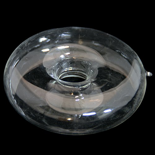 3 x Blütenring aus Klarglas für frische Blütenköpfe. Abstandhalter für frische Blumen.Maße Ø 7,5cm von Glaskönig - 3