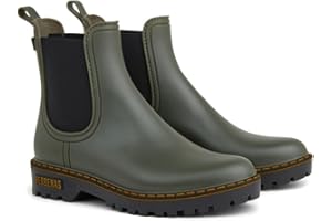 VERBENAS Stivali da Pioggia Gaudi Mate Negro-Ocre