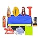 Produktbild iBaste Auto Werkzeugkoffer, Multifunktional Auto Notfall Werkzeugset/Pannenhilfe Set/Auto Sicherheit Kit mit Handtasche, Tolles Kit für die Meisten Automatischen Notfälle