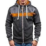 Luckycat Herbst Winter Neue Art Fleece Strickjacke der Männer mit Kapuze Art und Weise warme Strickjacke Winterjacke Steppjacke Daunenjacke Parka Mäntel Jacken