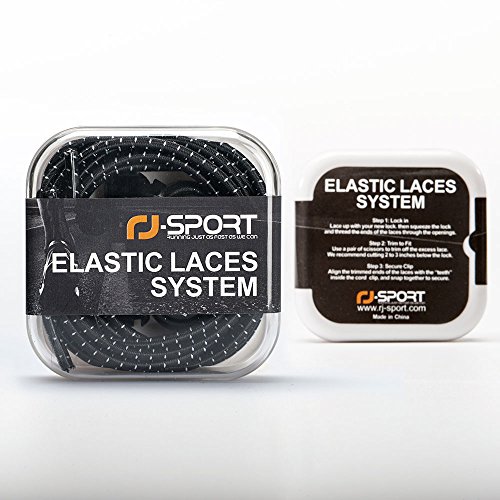 Elastic Lace System: ein elastischer Schnürsenkel mit Schnellverschluss – Einfach in verschiedenen Farben zu installieren. Perfekt für Läufer, Kinder, altere Person & aktiver Lebensstil – 1 Paar - 2