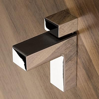 SOTECH 4 x SO-TECH® Console pour Étagère en Verre HULK Chrome poli Taquet Étagère Verre Taquet pour Étagères en verre ou bois jusqu'à 45 mm d'épaisseur