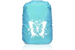 TALEMOON Regenschutz für Schulranzen Rucksack 30-40L,Regenschutz Schulrucksack,Regenschutz Rucksack,Rucksack Regenschutz,Regenhülle Schulranzen,Ranzen,Schulranzen Regenschutz für Jungen Mädchen Schulanfänger