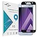 Price comparison product image VIFLYKOO Samsung Galaxy A5 2017 Screen Protector,Tempered Glass Screen Protector for Samsung Galaxy A5 2017 Full Coverage 9H Hardness Crystal Clear Scratch Resist Bubble-free Black