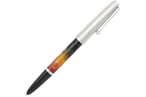 Gullor Jinhao Bouchon en Acier inoxydable 51A Transparent Pen Set Bureau de L'école De Papeterie Cadeaux De Papeterie, EF Nib.