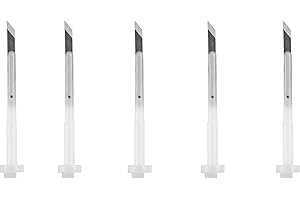 TRANSOTYPE Ersatzklingen für Druckknopfmesser 45°, 5 Stück, einfach zum Austausch