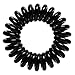 Price comparison product image MAGI BOBBLE SPIRAL FLEXIBLE CRIMP FREE HAIR BAND BOBBLES 5 PIECES PACK - BLACK
