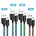 Produktbild WUXIAN MFi Zertifiziert Phone Ladekabel [4 Stück - 1m] Nylon Kabel für iPhone XS/X 8/8 Plus 7/7 Plus 6S/6S Plus 6/6 Plus 5S 5C 5
