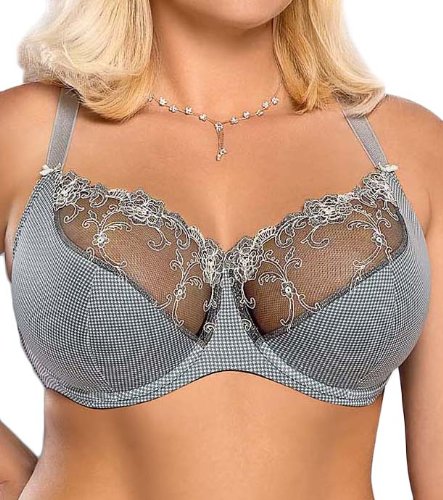 Gaia Linea Maxima Ladies Bra with Underwires BS422M (Grey, EU 80K=UK 36K)