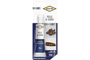 Bostik Pelle e Cuoio, colla resistente per incollare oggetti in pelle e cuoio, 50g, paglierino