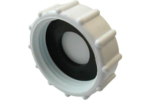 Merriway BH07187 32mm Blanking Plug and Washer for Household Appliances White