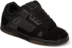 DC Shoes Stag - Chaussures en Cuir - Homme - 41 - Noir.