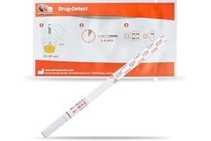 self-diagnostics Test narkotykowy Kotynina (COT) - Nikotyna - Cut-Off: 200 ng/ml - 10 pasków testowych - Wykrywanie narkotyków - Test moczu - 5 minutowy test narkotykowy moczowy