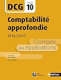 Image de Comptabilité approfondie 2016/2017 - DCG 10 - Corrigés des applications