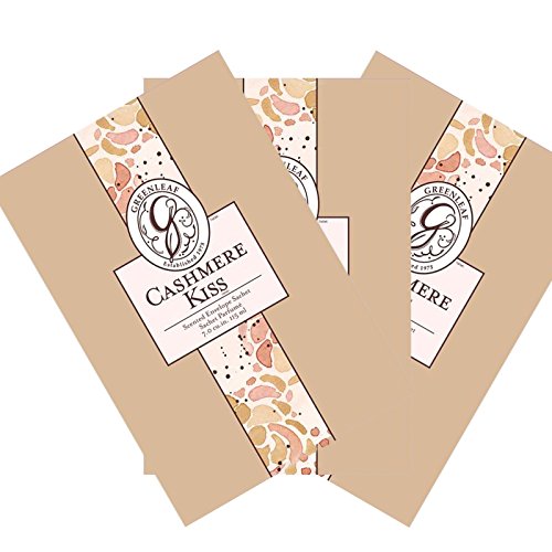 3 Pack Greenleaf Large Scented Fragrance Sachet 115ml - Cashmere Kiss