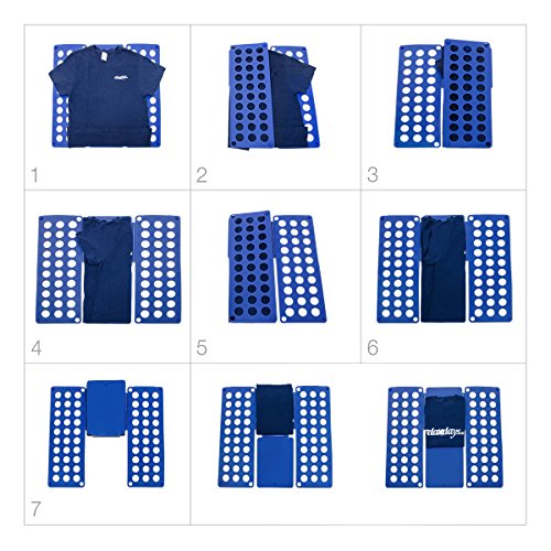 Faltbrett Falthilfe Magic Fold – aus dem TV Farbe Blau - 4