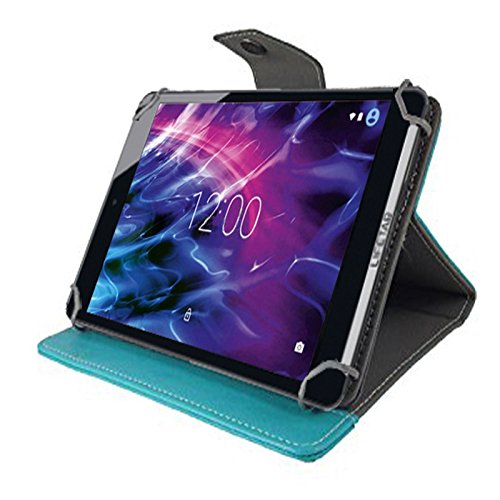 3er Set – ALDI Medion Lifetab P8502 MD 99814 / 20,32 cm / 8 “ Tablet Pc Tasche + touch Stift + Schutzfolie – 8 Zoll Türkis 3 in 1 - 4