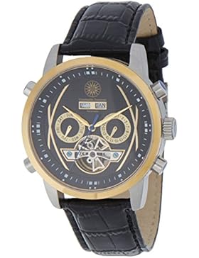 Constantin Durmont Herren-Armbanduhr Boussole CD-BOUS-AT-LT-STGD-BK