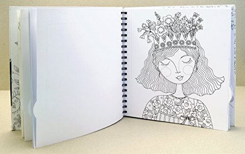 Chameleon Pen Malbuch „Loris Art Garden Coloring Book“ 20 Malvorlagen - 7