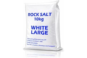 10 kg påse grit bergsalt deicing | vitt grit bergsalt för ogräs deisering saltgrit för stigar, uppfarter och vägar för snö och is