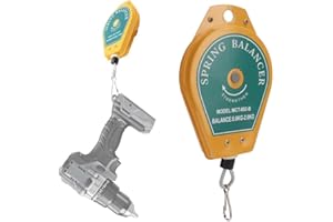 Fyearfly Retráctil Equilibrador de Resorte, 0,6 kg A 2 kg Spring Balancer Tool Fixture Holder Spring Tool, Balancer Retractor Tool con Gancho para Línea de Montaje