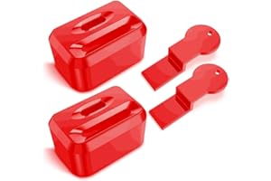 ALPPIHYM 2 rot Autogurtschlösser/Kindersicherheitsgurtschlösser, feste Autositze, um zu verhindern, dass Kinder die Sicherheitsgurte während der Fahrt öffnen