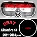 Produktbild LIKECAR 2pcs Neueste LED Car Styling LED Willkommen Logo Tür Laser schießen Licht für Seat Alhambra N7 2011-2014 3D Projektor Einstiegsbeleucht wasserdichtung