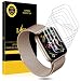 Produktbild L K [6 Stücke Kompatibel mit Apple Watch Schutzfolie (38mm Serie 3/2/1 40mm Serie 4), HD klar Flexible Folie [Blasenfreie][Max Abdeckung][Premium-Qualität] Displayschutzfolie