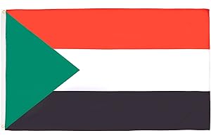 AZ FLAG Bandiera Sudan 150 x 90 cm - Bandiera Sudanese 90 x 150 cm