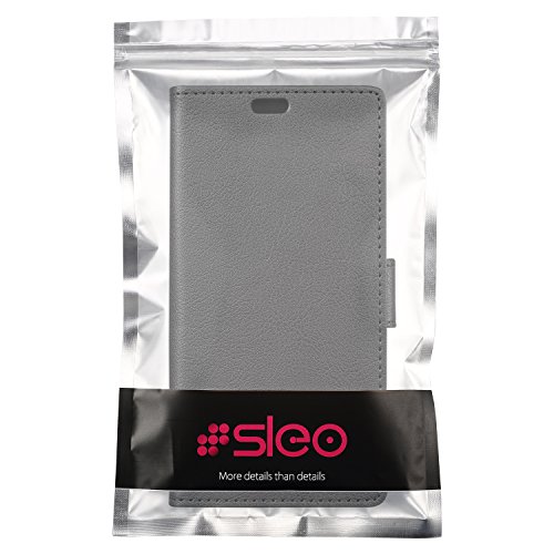 Funda LG K4 SLEO Cartera Carcasa Piel PU Suave Flip Folio Caja Super Delgado  Estilo Libro Soporte Plegable y Cierre Magn  tico  para LG K4 - Negro