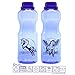 Produktbild SPARSET 2x weichmacherfreie ( BPA-frei ) 0,75l Trinkflasche aus TRITAN ® auslaufsicher, spülmaschinenfest mit Einhorn und Pegasus (dunkelblau), original waterplus, Beste Qualität made in Germany | robust, Smoothieflasche, Yoga, Lebensblume, auslaufsicher