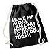 Produktbild Certified Freak Leave Me Alone - Only Speaking To My Dog Gymsack Black