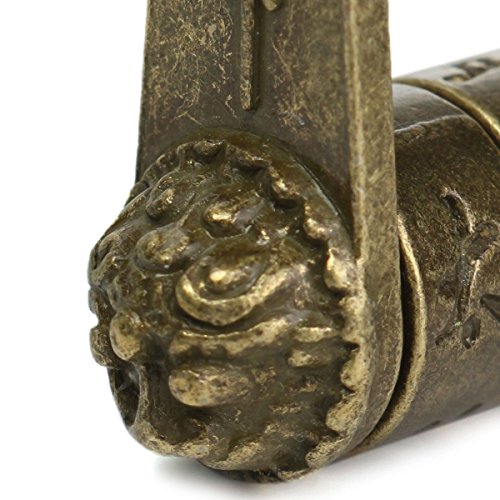 veroda Chinesische Old Style Geschnitzt Wort Passwort Vorhängeschloss Schlösser - 4