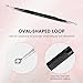 ElleSye Blackhead Remover, 5 + 1 Spot Remover Kit, Comedone Pimple Extractor, Blemish Acne Treatment Tool with Curved Tweezer, Stainless Steel Handle and Silver Metal Case