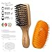 Set for man. Brush and comb for detangling beard. Made in Italy.