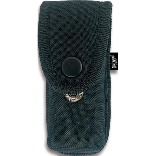 2 Fundas De Nylon Para Navaja De Bolsillo - 5.1 X 2.9 Cm, Lazo Para Cinturón Horizontal/Vertical, Negro