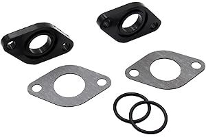 YD-PS001 GY6 50cc Intake Manifold Spacer / 17mm Gasket Kit for Chinese Scooters Mopeds QMB139 Motor Pack of 2