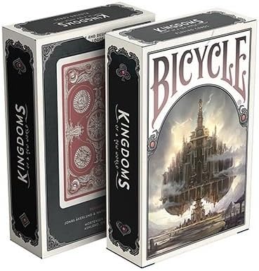 Bicycle Kingdoms (Red) Playing Cards, Cool Collectable Cards, Custom Design Decks, Cards For Magicians, Designer Deck